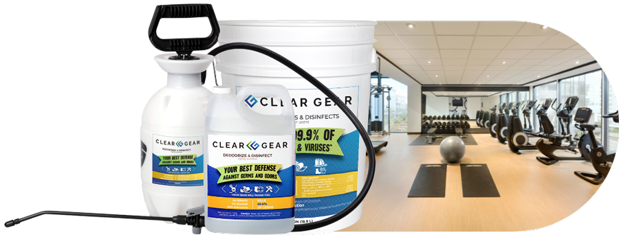 Gym Disinfectant Spray Clear Gear